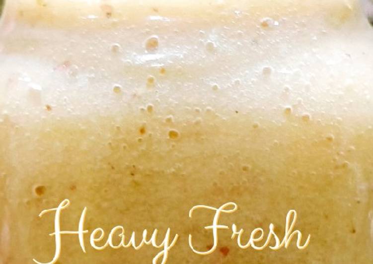 Langkah Mudah untuk Masak Heavy Fresh Smoothie, Lezat Sekali