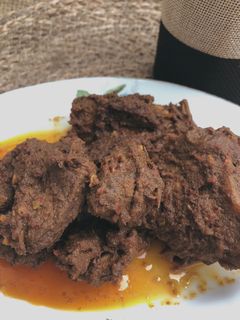Foto resep Rendang daging sapi khas padang