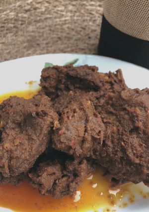 Foto resep Rendang daging sapi khas padang