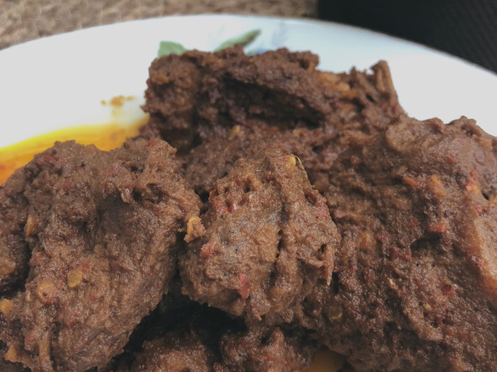 Resep Rendang daging sapi khas padang yang Lezat