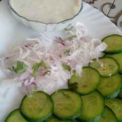 Chutney raita A picture of Chutney raita.