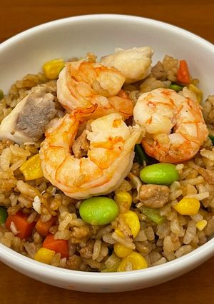 醬油炒飯 的食譜成品照片