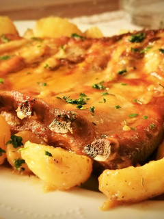 Una foto de Costillar de cerdo al horno