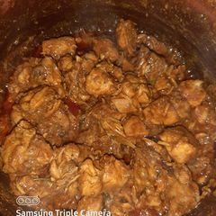 A picture of Chilli sauce chicken fry.
