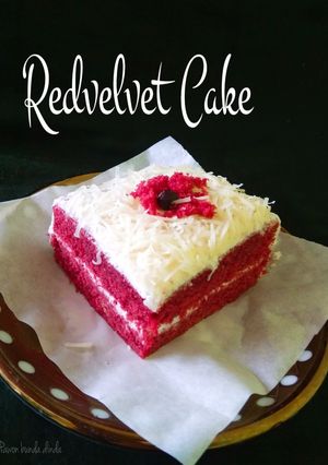 Foto resep Redvelvet Cake ekonomis anti gagal