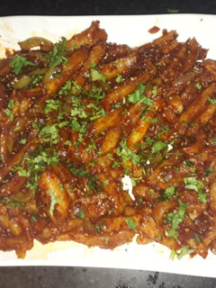 A picture of Sesame honey chilli potato.