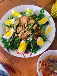 Hình của món Gỏi rau càng cua.