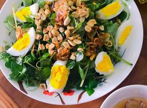 Hình của món Gỏi rau càng cua.