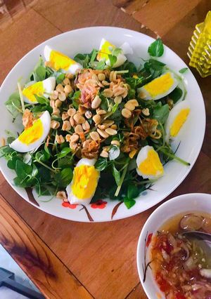 Hình của món Gỏi rau càng cua.