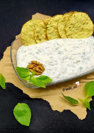 عکسی از دستور ماست ریحان (ماست چکیده طعم دار)🌱