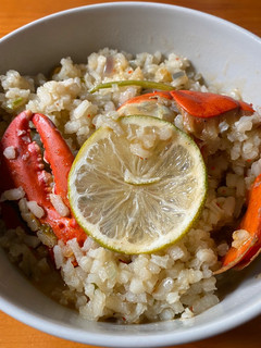 Una foto de Arroz con bogavante