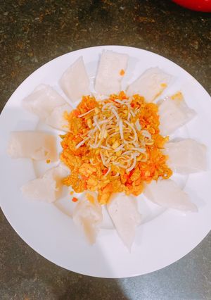 Hình của món Bánh đúc mặn.