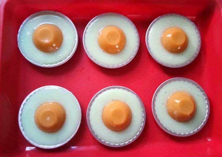 Puding telur ceplok