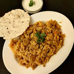 Soyabean Pulao A picture of Soyabean Pulao.