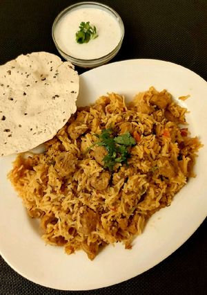 A picture of Soyabean Pulao.