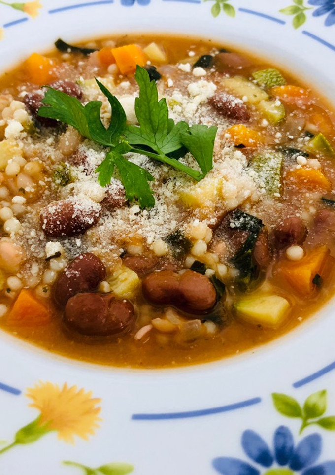 Una foto de Mi sopita Minestrone
