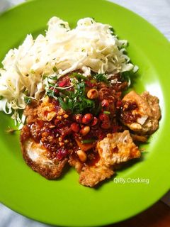 Foto resep Rujak Tahu Telur