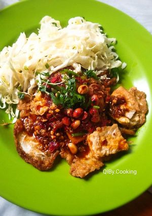 Foto resep Rujak Tahu Telur