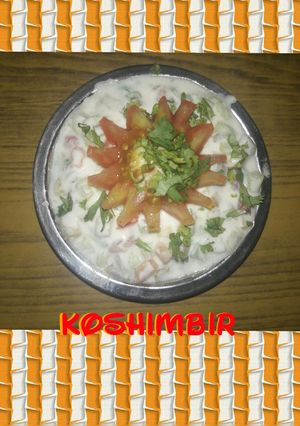 A picture of Tasty koshimbir.