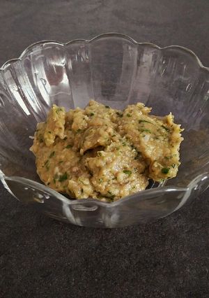 Una foto de Pesto de berenjena