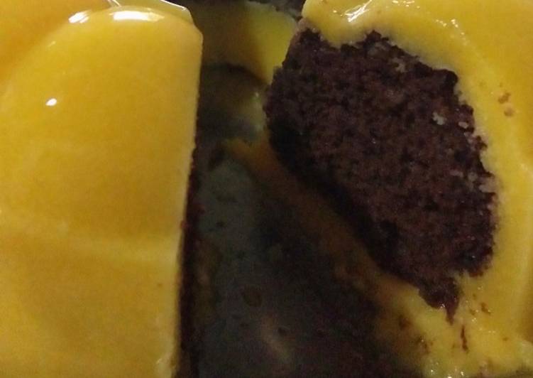 Brownies lapis puding jagung