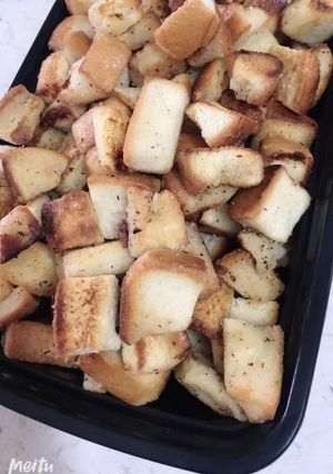 Hình của món Bánh mì bơ sữa đường.