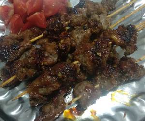 Praktis, Memasak Sate Kambing ala Abang Mantul Banget