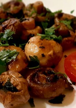 Szuvidált csiperke recept fotója