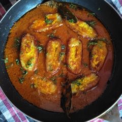 A picture of Veg egg curry.