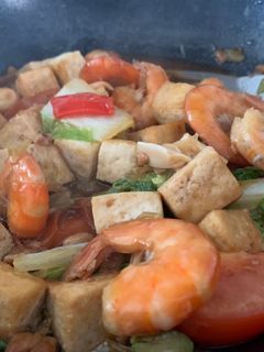 Foto resep Udang tahu tauco
