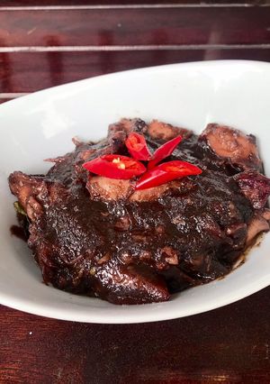 Foto resep Cumi bumbu hitam