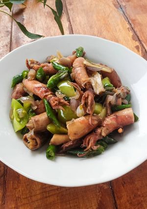 Foto resep Cumi Asin Cabe Ijo