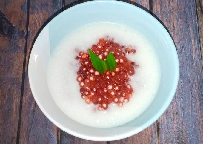 Resep Bubur Mutiara Santan Anti Gagal