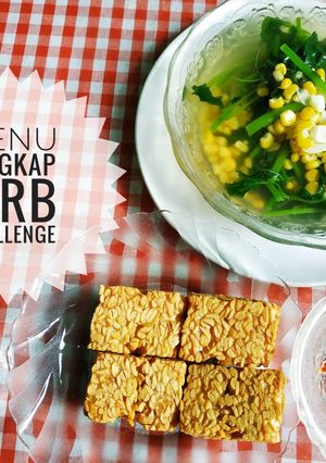 Foto resep Resep Sayur Bening Bayam + Tempe + Sambal