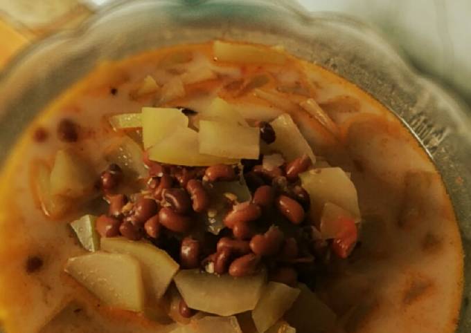 Standar Cara gampang buat Lodeh lotho pepaya yang menggugah selera