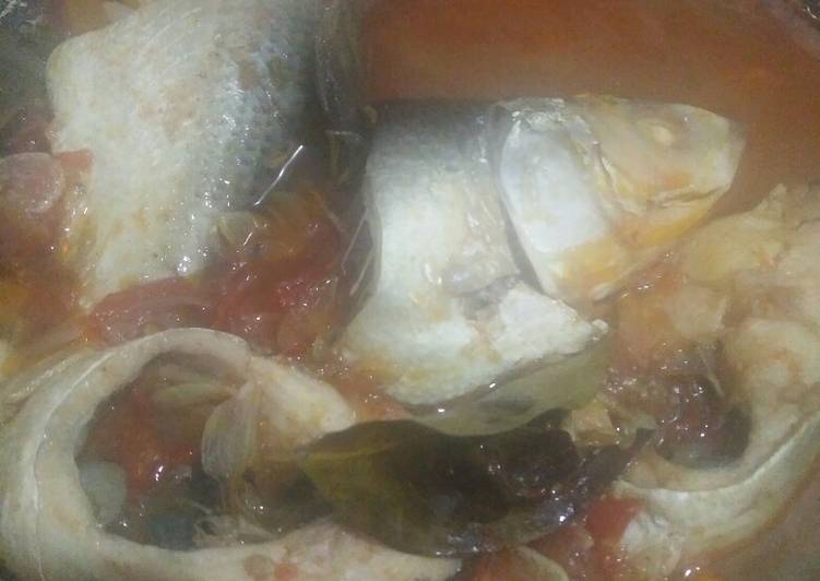 Resep Bandeng kuah merah Lezat