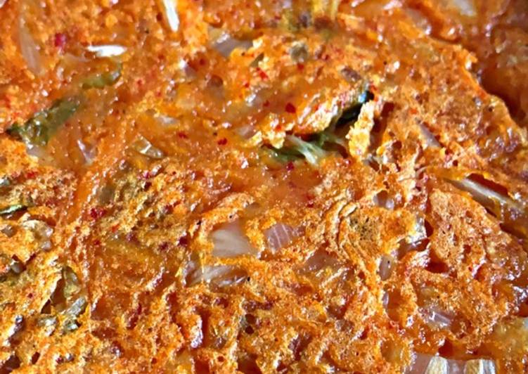 Crispy kimchi pancake