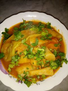 صورة لوصفة مرقة الخضار