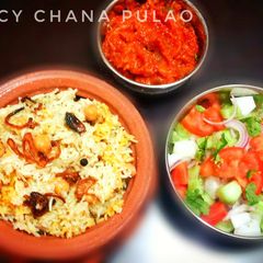 A picture of Spicy Chana Pulao.