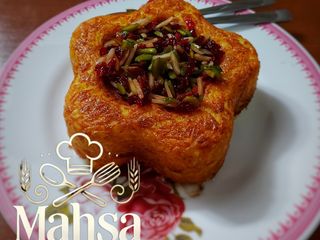 ته چین مرغ و بادمجان