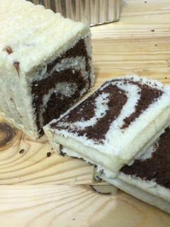 Foto resep Chocolate marble bread cube