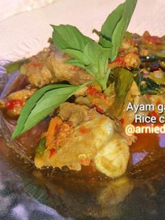 Foto resep Ayam garo rica / ayam rica rica kemangi ricecooker ala anak kost