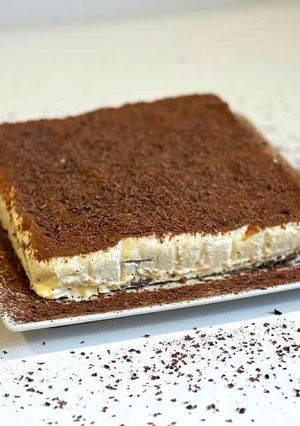 Una foto de Tiramisú casero sin gluten