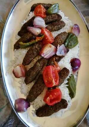 صورة لوصفة كباب لحم الخروف