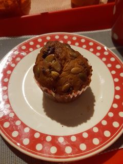 A picture of Very easy plain muffins. Add whatever you like!.