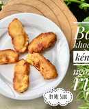 Ăn dặm- bánh khoai lang hình kén chiên giòn rụm ngon ngất ngây