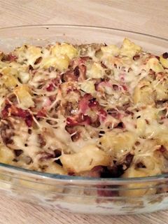 Une photo de Gratin Endives Pommes de Terre Champignons