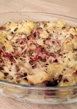 Une photo de Gratin Endives Pommes de Terre Champignons