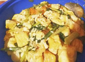 Foto resep Oseng tasin creamyy (tahu sausin)