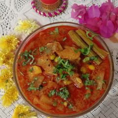 A picture of Mixed veg curry.